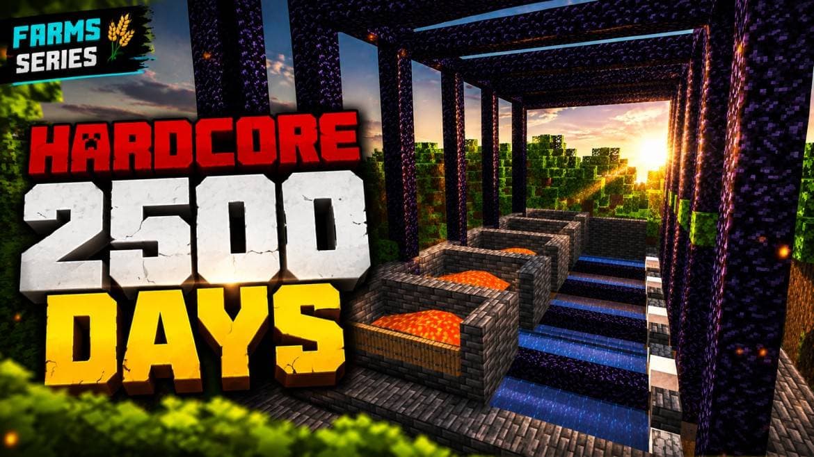 💀 2500 Days Hardcore Survival – Ultimate Minecraft World