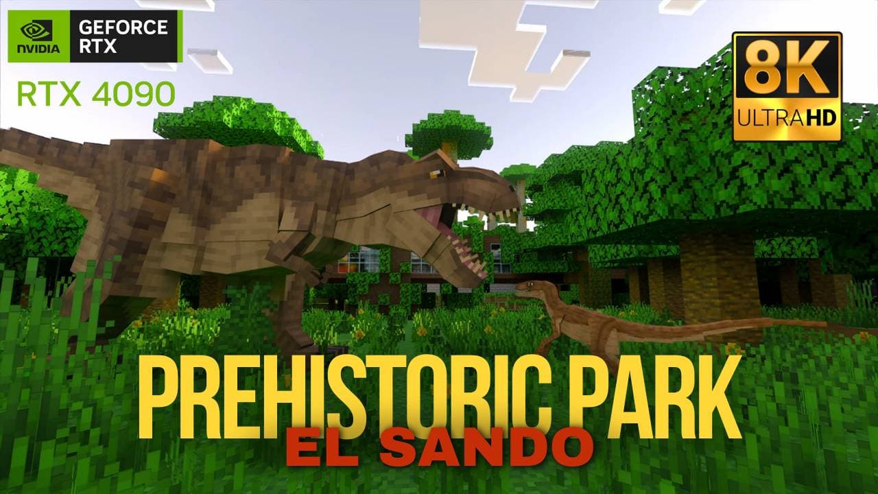 Prehistoric Park Full Edition - Minecraft Dinosaur Map | EL SANDO