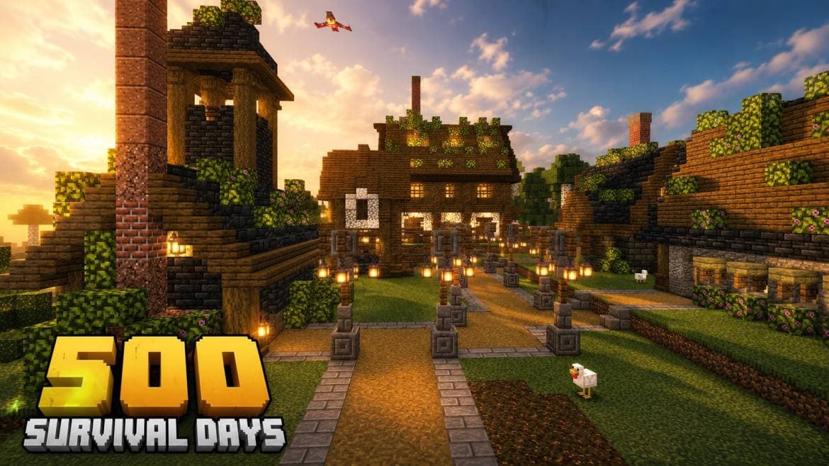 🌎 500 Days survival world (achievement friendly)